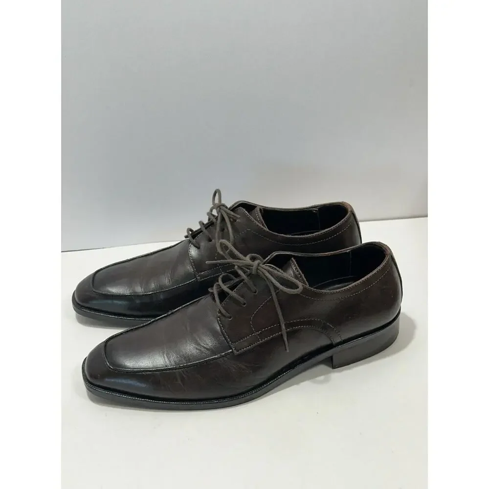 Too Boot New York Adam Derrick Brown Oxford Laces Sz 8 Dress Shoes Made in Italy